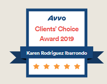 Avvo Client's Choice Award 2019 | Karen Rodriguez Ibarrondo | 5 star